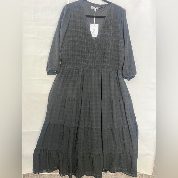 Polagram Dresses & Skirts - Polagram Black Maxi Dress 1X NWT